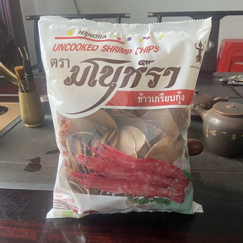包邮 MANORA 马努拉虾味木薯片泰国进口油炸生虾片虾饼东南亚美食