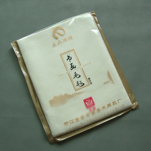 吸墨羊毛毡毛笔字吸水布国画宣纸垫子纯白无格古鼎书画毛毡80 120
