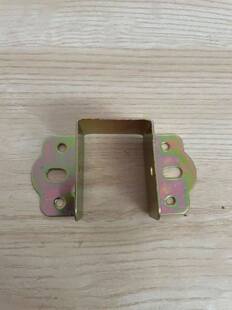 H55床关铰家具连接挂钩角码耳朵托挂角五金配件床用托架木方托