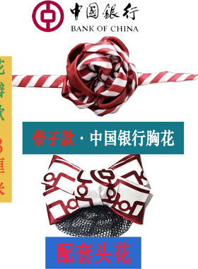 新款胸花中国银行企业职业女装