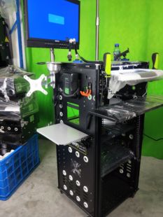 嘉莱联合JALAI-280D型影视DIT车QTAKE音频车广电剧组影棚后期机柜