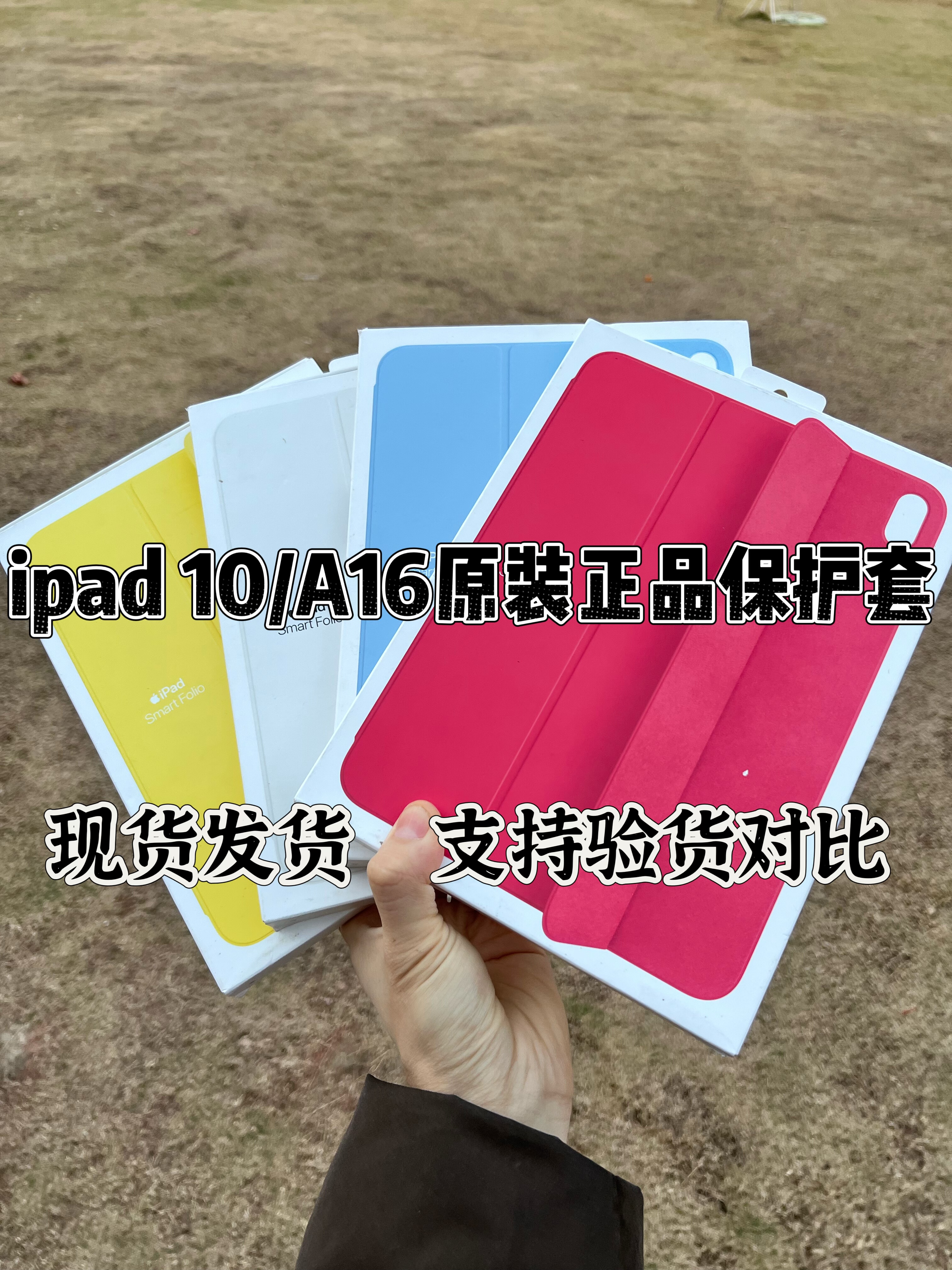 iPad10/A16原装正品保护套新款磁吸智能双面夹第十外壳防摔弯唤醒超薄平板Smart Folio
