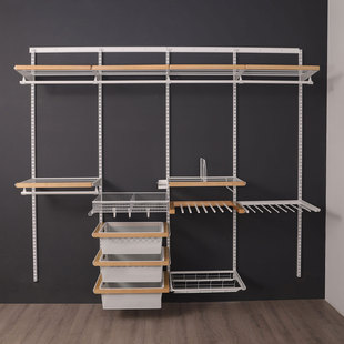 衣柜框架配件 diy衣帽间自由组装 定制开放式 金属衣柜卧室步入式