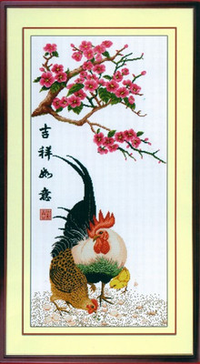十字绣  fj094 吉祥如意 丰衣足食 风景系列 包画格