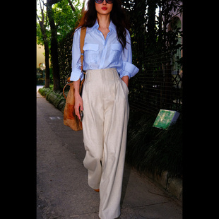 职业三件套 衬衣马甲两件套装 2025白色黑色羊毛尼西装 马甲阔腿长裤