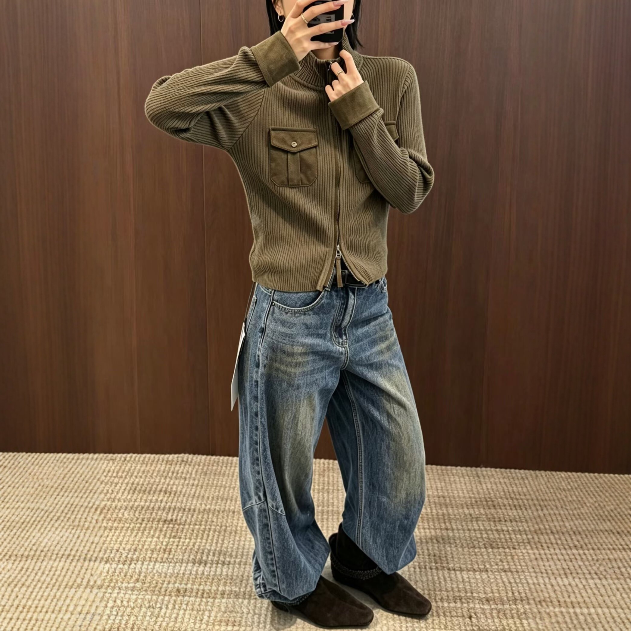 小香风针织开衫2026保暖外套女潮