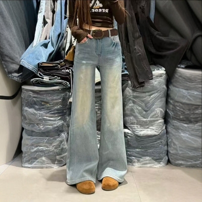 ZM.eeg高端加厚牛仔裤女2025新款