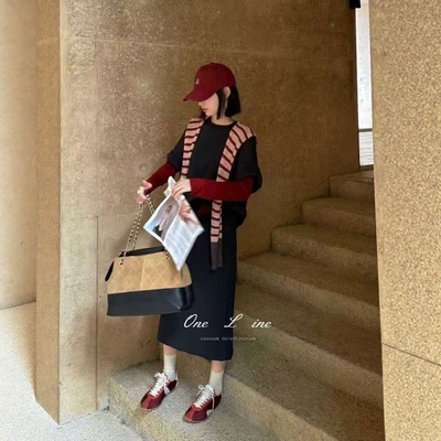 洋气时髦套装裙三件套2025新款秋