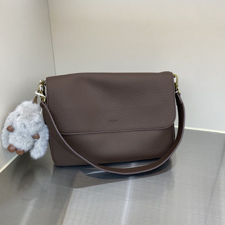 韩版时尚荔枝纹单肩包休闲