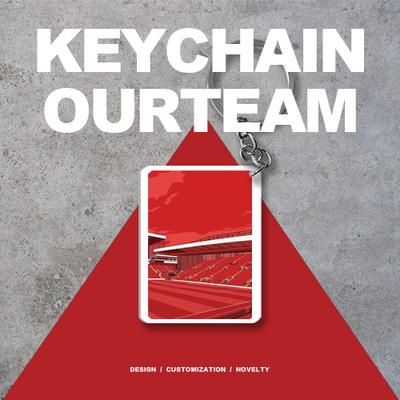 本队各球队球场主场足球钥匙扣