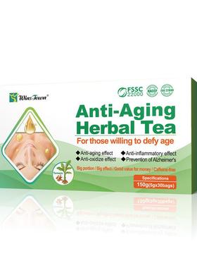 外贸姜黄松茸日本纳豆Winstown Anti-Aging Herbal Tea CHA花茶