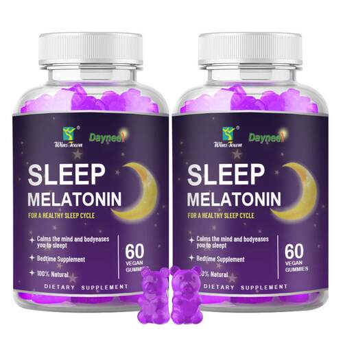 多莱安跨境Daynee Sleep Melatonin blueberry Gummies褪黑素软糖