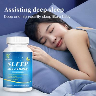睡眠跨境Winstown Sleep Melatonin Tablet Candy万松堂酸枣仁片