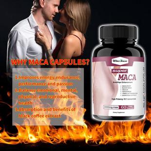 Enhancement GMP工厂玛卡提取物Super Hips Butt Capsules Maca