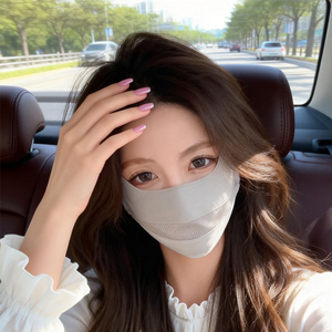 防晒口罩抗紫外线女高颜值遮阳全脸面罩夏季护眼角立体夏季透气