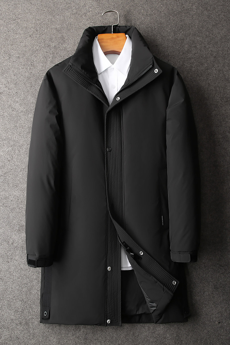 2024冬季新款男士羽绒服中长款商务90白鸭绒6621p365长期有货,男装羽绒服,钱塘721