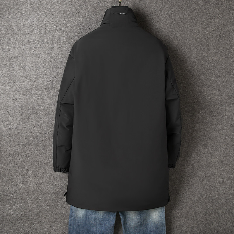 2025冬季新款男士羽绒服中长款商务90白鸭绒6621p365长期有货,男装羽绒服,钱塘721