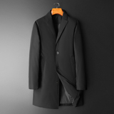 2025新款男士羽绒服西装领中长款商务90白鸭绒8662p325长期有货，男装羽绒服，钱塘721