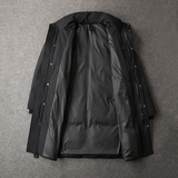 2025冬季新款男士羽绒服中长款商务90白鸭绒6615p345长期有货，男装羽绒服，钱塘721