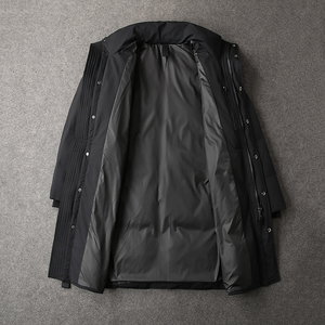 2025冬季新款男士羽绒服中长款商务 90白鸭绒 6615p345长期有货图片