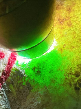 M65680 缅甸天然翡翠原石老坑木那场口飘花手镯料 重6.5公斤