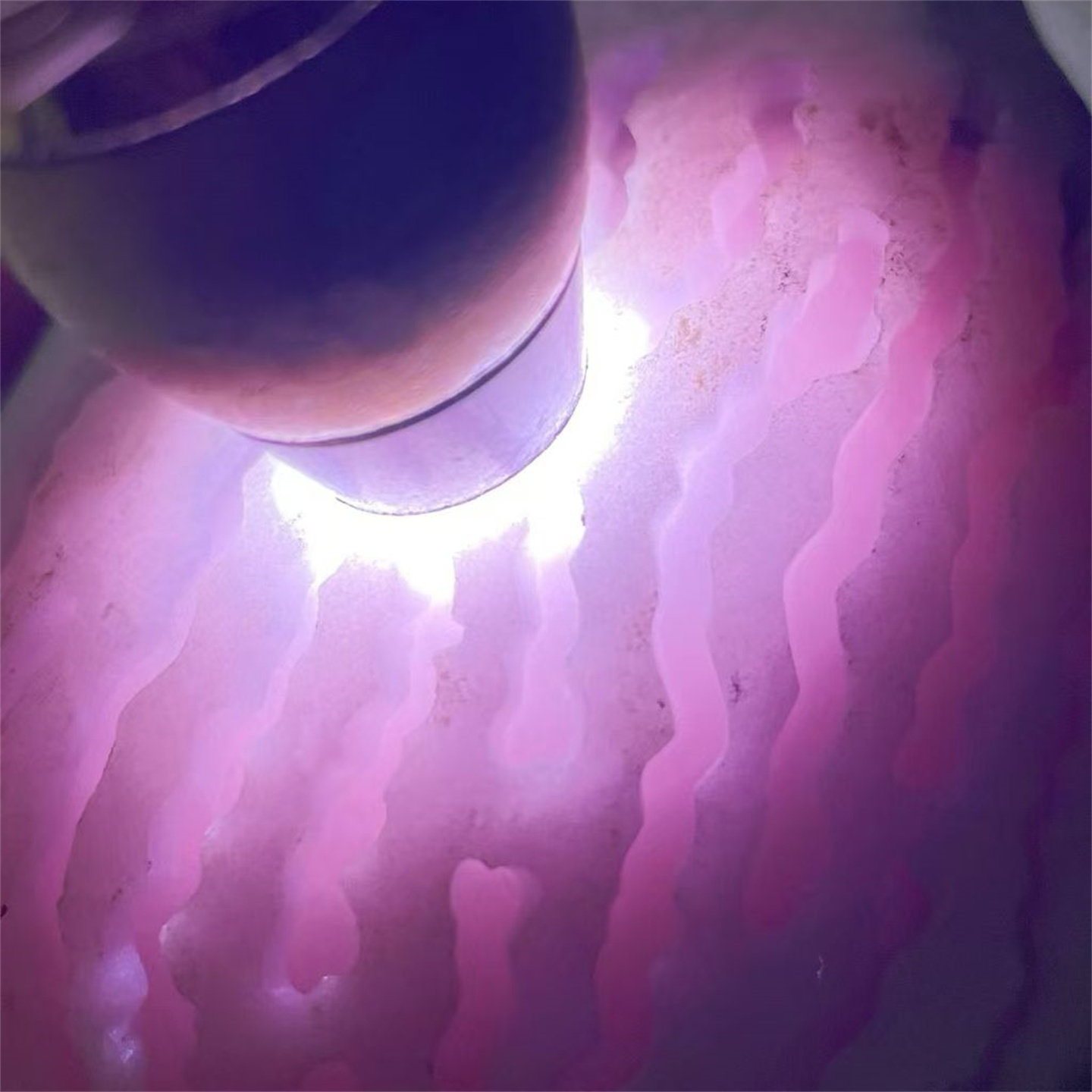 M40140缅甸天然翡翠原石老坑木那场口开窗春料手镯料 重4公斤