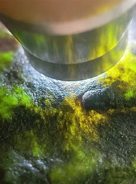 W17864 缅甸天然翡翠原石老坑莫湾基场口手镯料 重1.7公斤