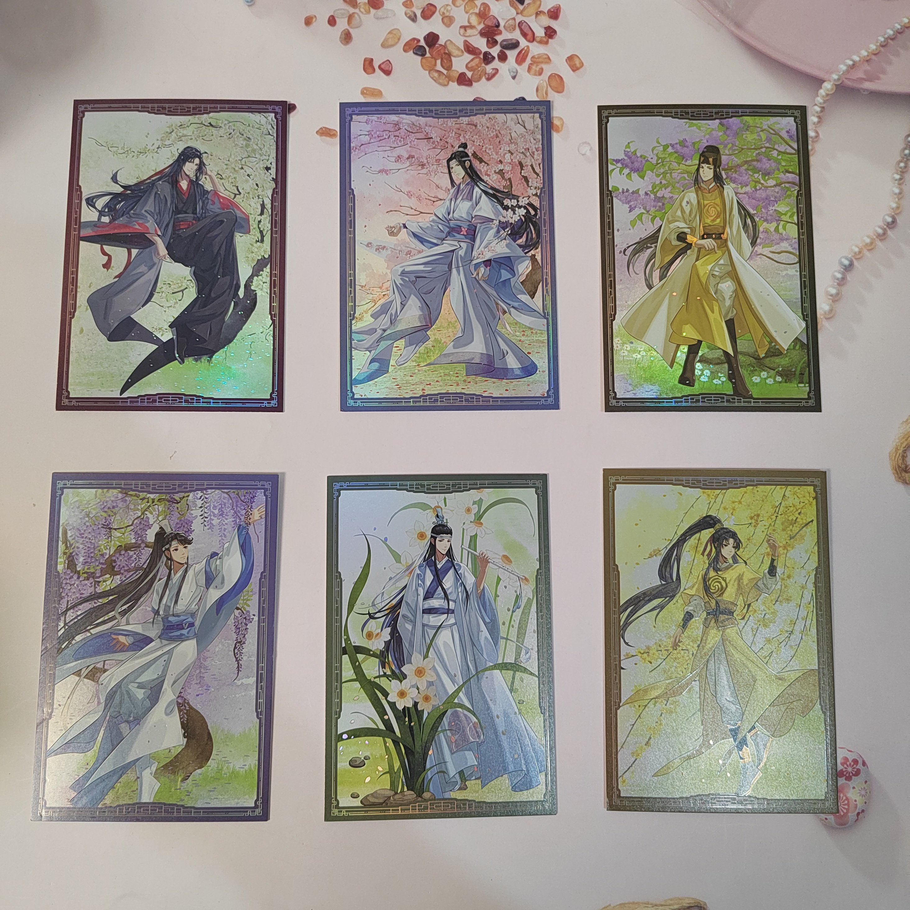 魔道祖师遇意周边吧唧明信片