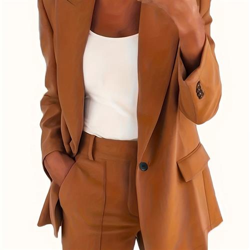 Womens clothing plus size womens fashion slim lapel