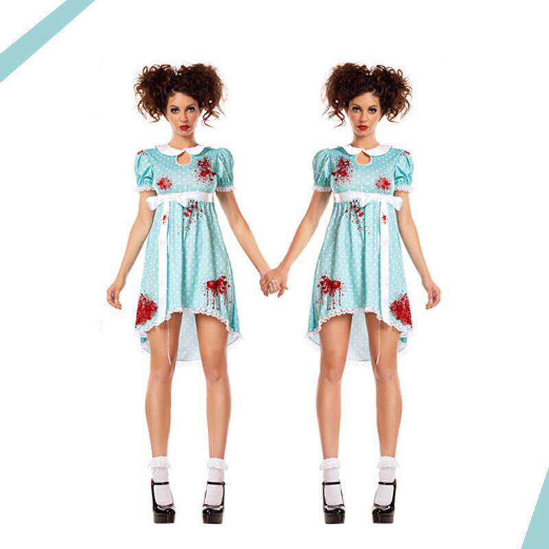 Halloween zombie blood girl doll clothes Halloween vampire