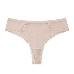 hip waist bikini mid pants pure crotch half cotton