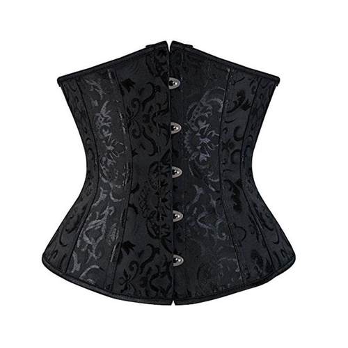 Jacquard waist clip seal body shaping top palace corset