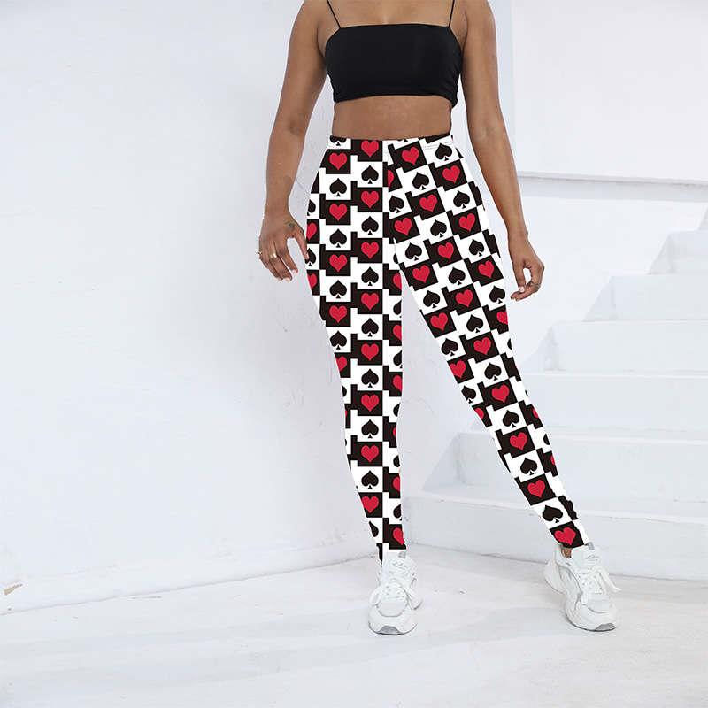 Yoga pants slim fashion printed nine-point pants pencil 服饰配件/皮带/帽子/围巾 民族特色服配 原图主图