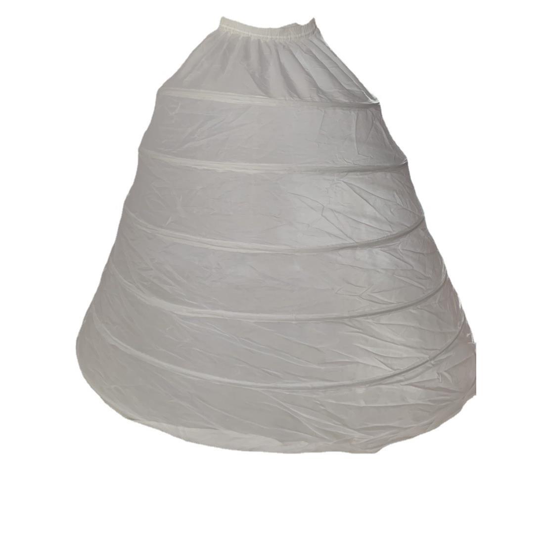 six skirt enlarged Wedding circle steel without costume