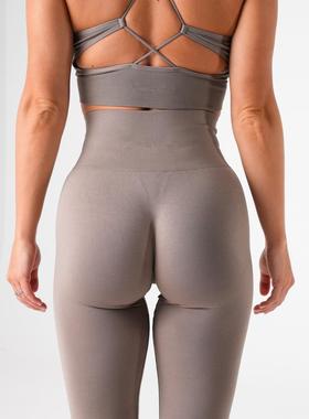 Pleated tight fitness trousers linen no yoga trousers hip