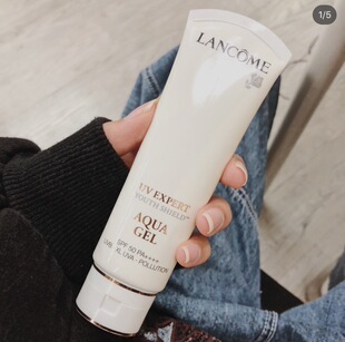 Lancome兰蔻防晒霜清爽型50ml空气感防护隔离霜UV小白管spf50