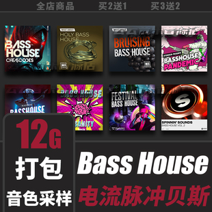 Bass House音色采样鼓包Serum预置重低音舞曲FL水果电音音源工程