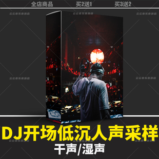DJ开场intro人声采样包flstudio cubase logic live编曲素材音源