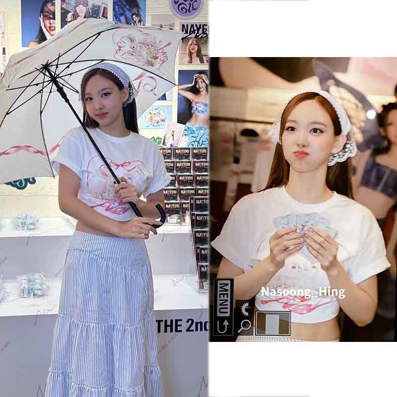 好运琏琏周边兔子少女感短款T恤