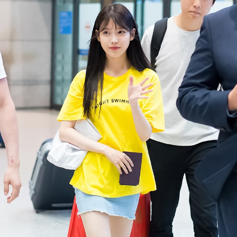 iu李知恩同款韩版机场ins女上衣