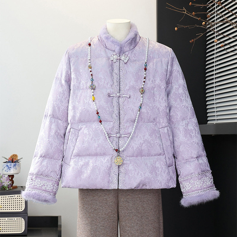婆婆妈妈冬装时尚棉衣短款2026中老年女装气质棉服棉袄小个子上衣