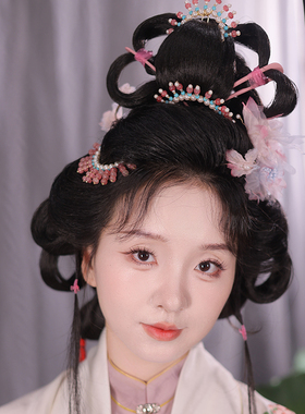 轻舟泛晚汉服配饰古风发簪排簪日常汉服盘发