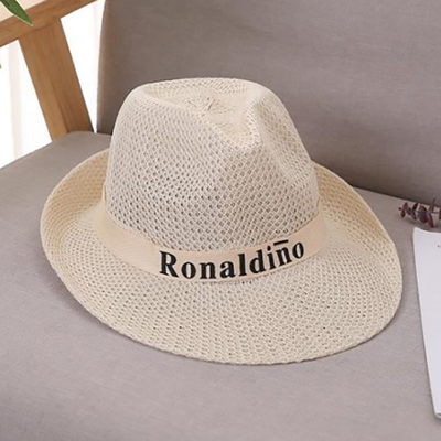 草帽男士遮阳帽防晒针织帽子