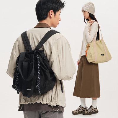 vaoper喂牌大容量双肩斜挎两用包