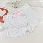 平角裤 日系男士 蝴蝶结男款 性感女性化个性 弹力透气 冰丝内裤