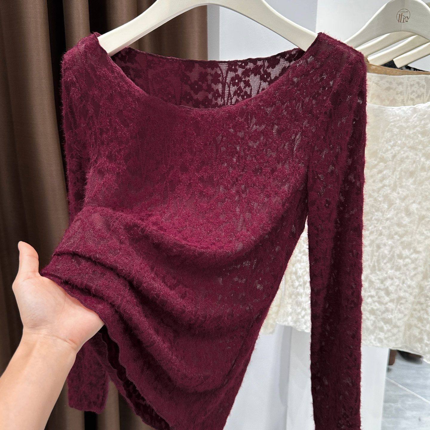 长袖内搭瑜伽t恤春秋冬上衣女