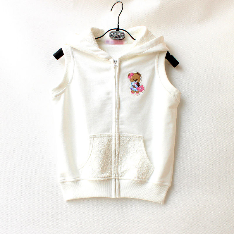 特价2026女童纯棉单层薄款马甲不带帽针织背心宝宝弹性好舒适透气