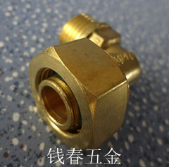 铜接头90度铜弯头外牙铝塑管弯头水管管材配件 直角弯头 L型弯头