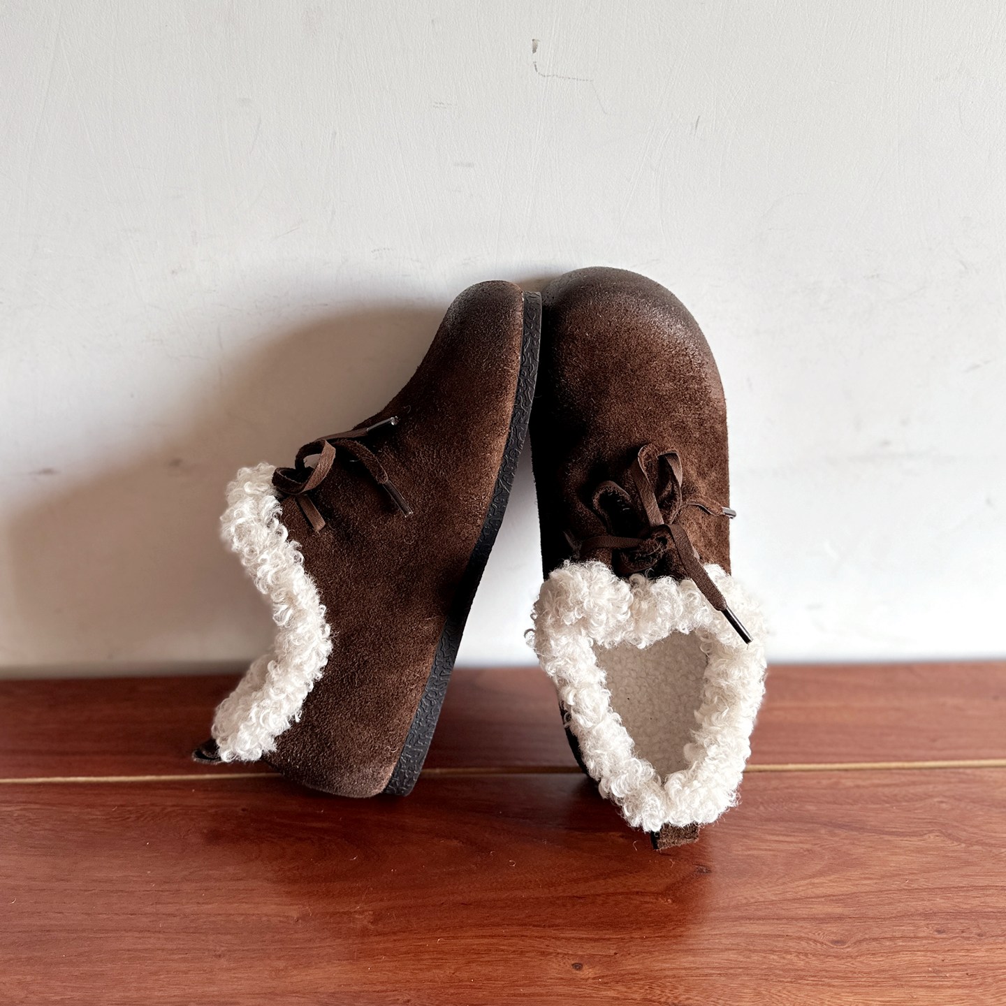 头层牛皮加厚保暖羊羔毛棉鞋