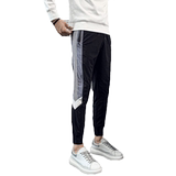 休闲裤男夏季薄款韩版修身束脚九分裤男网红百搭运动束脚裤K52P55，男装休闲裤，电商A1018-1